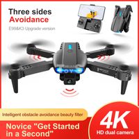 Wholesale E99 Pro2 RC Aircraft Mini Drone K P Dual Camera WIFI FPV Aerial Photography Helicopter Foldable Quadcopter Drone Toys