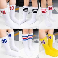 Wholesale Girls middle children s stockings baby s over knee summer thin basketball socks boys football socks