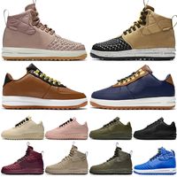 Wholesale Lunar Duckboot Boots Running Shoes Top Fashion Mens Women Size US Brown Black and Tan Pink Summit White Low Wolf Grey Obsidian Olive Linen Off High Sneakers