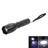 Wholesale S2 LED Torches W Lumens m Built tough Focusing White Strong Light Flashlight Black lightweight electric torch GT