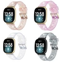 Wholesale For Fitbit Versa Silicone Strap Glitter Watchband Replacement Bracelet Loop Band Smart Accessories