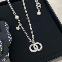 Wholesale CH pendants bracelet pearls diamonds luxury designer pendant necklaces highest counter quality classic style Jewelry necklace anniversary gift