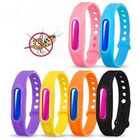 Wholesale Anti mosquito Decompression Toy mosquito Silicone essential oil repellent buckle Adult and child bracelet