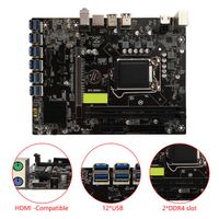 Wholesale B250C BTC P Mining PC Motherboard Multi Graphics Card PCIe x to USB3 Interface Lower The Cost Support LGA Core CPU