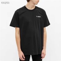 Wholesale Heavy Dust Definition T shirt Text Foam Printing Men s quot T shirt quot Vetements Tee Kraag Embedded Vtm Tops