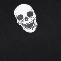 Wholesale Summer fashion men s T shirt big V skull print Halloween black short sleeved round neck cotton casual street women s T shirt couple top