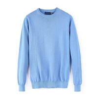 Wholesale Mens sweaters designer pullover small horse men knitted sweaters round neck solid color long sleeve sweater warm casual clothing thin section christmas knitwear