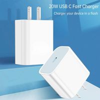 Wholesale 20W Fast Charger For iPhone AU EU US UK Plug and Data USB Cable For iPhone Charger Wire For iPad USB Type C to Lighting