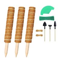 Wholesale Garden Decorations Moss Poles Set Inch Coir Totem Pole Stackable Plant Support Extension For Potted Climbing Plants