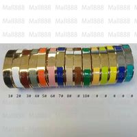 Wholesale 316L titanium steel Bangle Bracelet colors and styles Men s women s Gold and silver rose Gold Cuff bracelets Jewelry love Party Anniversary Gift