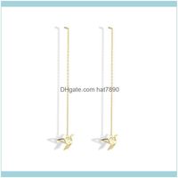 Wholesale Chains Necklaces Pendants Jewelrys925 Tremella Nail Womens Fashion Design Zircon Clavicle Chain Personalized Tassel Thousand Paper Crane S