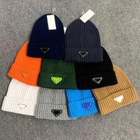 Wholesale Hot selling Winter men beanie women leisure knitting beanies patchwork head cover cap outdoor lovers fashion knitted cotton design hats warm skull caps