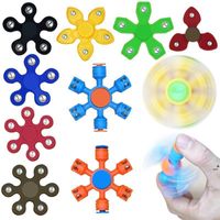 Wholesale NEWDecompression toy Fingertip Spinner Electroplated Steel Ball Gift High Cost Performance EDC Hand Gyro Anxiety relief toys CJ25