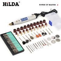 Wholesale HILDA V Engraving Pen Mini Drill Rotary tool With Grinding Accessories Set Multifunction Mini Engraving Pen For Dremel tools
