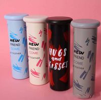 Wholesale The latest OZ mug tight fitting coffee milk straight cup color solid color mushroom support custom logo