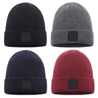 Wholesale Fashion Knitted Hat Men Women Winter Beanie Good Quality Skull Caps Casual Bonnet Fisherman Gorro Thick Skullies Knit Cap Classic Sport Solid Color Unisex Warm Hats