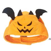 Wholesale Pet Dog Cap Hair Ornaments Halloween Decorations Doges Apparel Funny Pumpkin Hats Cute Animal Costume Personality Transformed HWD10564