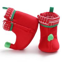 Wholesale First Walkers cm Baby Toddler Shoes Christmas Fluffy Cotton Winter Warm Born