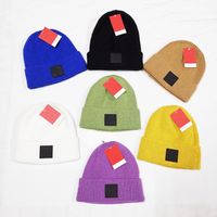 Discount acrylic domes Brand Women Knitted Hat Designer Beanie Cap Men Hats Unisex Solid Color Letters Skull Caps High Quality