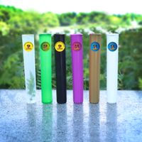 Wholesale Multi color Plastic Tube Doob Vial Waterproof Airtight Pill box Smell Proof Odor Sealing Herb Container Storage Case Rolling Paper Tube