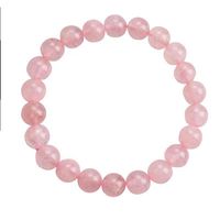 Wholesale Grade A mm Pink Tumble Rose Quartz Chakra Healing Natural Gemstone Kid Jewelry Accsory Set Stone Bead Women Bracelet