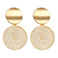 Wholesale EJ906 Vintage Acrylic Geometric Dream Catcher Dangle Earrings For Women Round Small Drop Earring Spring Summer Jewelry