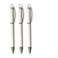 Wholesale Sublimation Blank Ballpoint Pen White DIY Advertising Business Heat Transfer Printing Gel Pen GWB13270