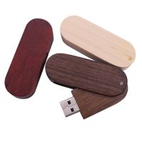 Wholesale 128MB MB MB GB GB GB GB GB Swivel Wood USB Flash Drive Wooden Memory Pendrive Stick True Storage