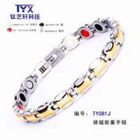 Wholesale Bracelet Stainless steel ty081 titanium magnet germanium jewelry