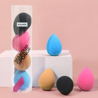 Wholesale Sponges Applicators Cotton Cosmetic Puff Set Wet And Dry Flocking Beauty Soft Materials Both Use Compliant Loose Powder Pressed Make