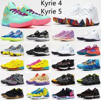 Wholesale Kyries Men Kyries Basketball Shoes IV Low Irvings Mens Heal the world Trainer s s Halloween Confetti Carpet Trainers Sport Sneakers