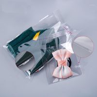 Wholesale Gift Wrap Transparent Self Adhesive Bag Sealing Small Packing Plastic Bags Opp Pouch Jewelry Packaging Wrapping