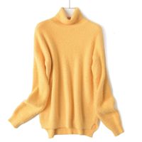 Wholesale hoodie High collar low collar jumpers hem pull femme oversized female sweatshirt style sleeve sweaters