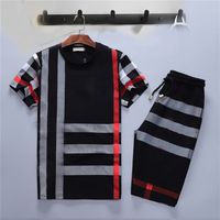 Wholesale free delivery Summer Mens Designers Tracksuits Jogging Suit Men Tracksuit Pullover Running Sweatshirt Man Short Sleeve Pants Fashion sweat track suits M XL