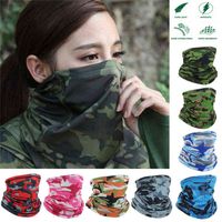 Wholesale Magic Headband Camouflage Tactical Neck Warmer Tube Face Cover Bandana Head Military Bicycle Scarf Wristband Pirate Rag BB Y1229
