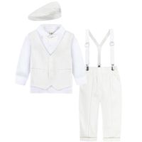 Wholesale Clothing Sets Baby Boy Baptism Outfit Toddler Easter Party Wedding Suit Infant Formal Gentleman Set Ceremony Po Shoot Tuxedo