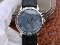 Wholesale Mens Watches movement sapphire mirror size mm leather strap calendar waterproof MKS luxury watch TOP