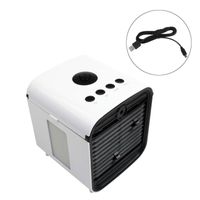 Wholesale Mini Air Conditioning Fan Humidifier Ventilator USB Rechargeable Desktop Water Cooling Blower Conditioner Fans Mist Cooler Electric