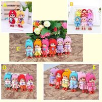 Wholesale Kids Toys Dolls Soft Interactive Baby Doll Toy Mini For Girls Gift Hat beauty Pendant Backpack Mobile Phone Pendants Make Kid More Fashionable
