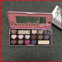 Wholesale Eye Makeup Chocolate Eyeshadow Color Heart Shape Shadow Palettes Waterproof long Lasting Matte Shimmer shadows Palette