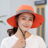 Wholesale Outdoor Sunshade Hat Fisherman Hat Lady Collapsible Sun Cap Summer Adjustable Foldable Cycling Caps CYZ3017