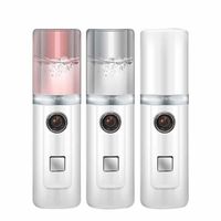 Wholesale Portable Mini Face Spray Bottle Nano Mister Facial Hair Steamer USB Rechargeable Power Bank Sprayer in Travel Tool Factory Price