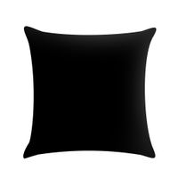 Wholesale Cross border INS modern minimalist velvet sprill pillowcar set casual sofa confinement pure black color suede comfort pillow