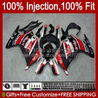 Wholesale Body Injection mold For KAWASAKI ZX R EX EX300 ZX R ZX3R ZX R HC ZX300R red black sale ZX R EX300R OEM Fairing Kit