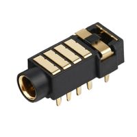 Wholesale Smart Power Plugs Pins mm Pole Stereo Earphone Balanced Female Plug Audio Jack Metal Adapter Wire Connector