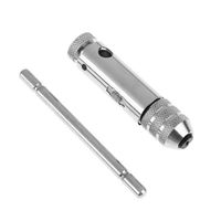 Wholesale Hand Tools Adjustable T Handle Ratchet Tap Wrench M3 M8 Metric Machine Screw Kit Household Die Set Threading Tool