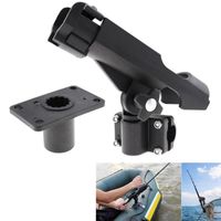 Wholesale Fishing Support Rod Holder Bracket Yacht Tackle Tool Degrees Rotatable With Screws For Boat Canoe Rods