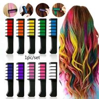 Wholesale 10 Colors pc Non toxic Hair Chalk Comb Temporary DYE Color Soft Pastels Salon Fashion Accessory Tools