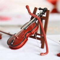 Wholesale DHL Keyboards Piano Miniature world violin scene model shooting props