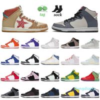 Wholesale Top Quality Arrival Sports Casual Shoes SB Dunks High Ambush What The Medium Grey Moon Neutral Grey University Red Syracuse Desi